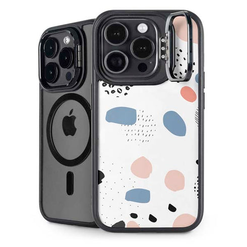 Patterned Dots iPhone 14 Pro Kickstand Case